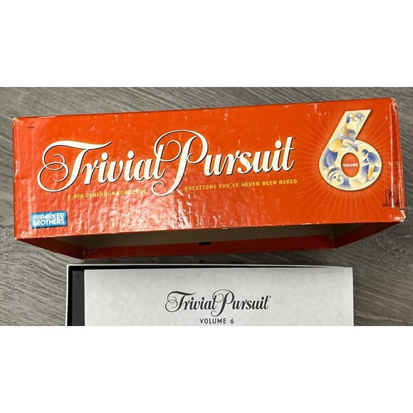 TRIVIAL PURSUIT‎ 6 General Knowledge Trivia Strategy Board Game Partially Sealed - Picture 10 of 13